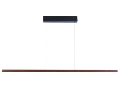 IMMAX NEO MADEIRA lineár osvětlení, dřevo ořech, 157cm, stmívatelné senzorem