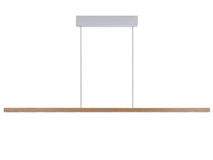 IMMAX NEO MADEIRA lineár osvětlení, dřevo jasan, 157cm, stmívatelné senzorem