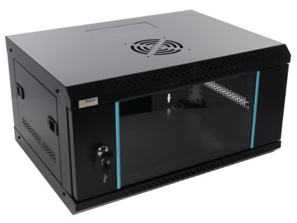 RWA454-B skříň 4U / 19” RACK, nástěnná, černá, 540x400