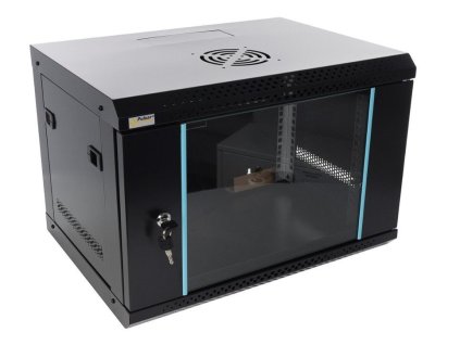 RWA654-B skříň 6U / 19” RACK, nástěnná, černá, 540x400