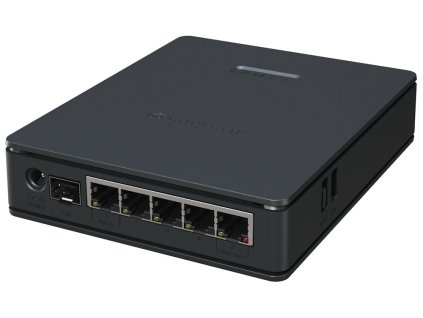 MikroTik hAP ax S, 5x GbE, SFP 2,5 G, USB 2.0, 2.4+5Ghz, 802.11b/g/n/ac/ax Wi-Fi 6, PoE in/out, ROS 7, L4,  PSU, indoor