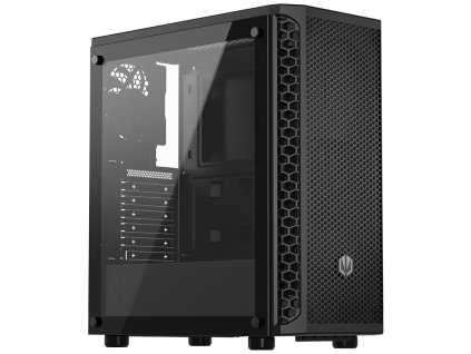 POŠKOZENÝ OBAL - Endorfy skříň Signum 300 Core / 2xUSB / 2x120mm fan PWM / mesh panel / tvrzené sklo / černá