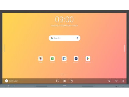 BENQ dotykový panel 65" RE6504/ UHD 4K/8GB I 128GB /provoz 18/7/ HDMI/DP/ USB-C/LAN/ Android 13/40 dotykových bodů