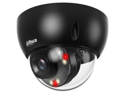 Dahua IPC Lite 8Mpix 20fps Full-Color/ dome/ 2,8mm (110st)/ WDR/ IR+white 30m/ mikrofon/ SMD+/ černá