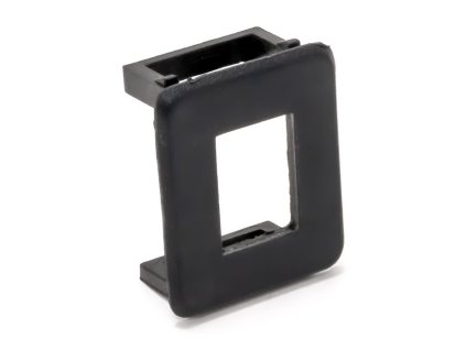 XtendLan Rámeček do patch panelu, pro SC simplexní optický konektor - černý - Doprodej