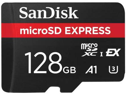 SanDisk microSD Express 128GB / U3 CL10 UHS-I / R:880/ W:480MB/s