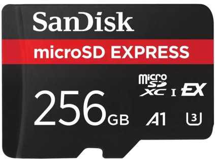 SanDisk microSD Express 256GB / U3 CL10 UHS-I / R:880/ W:650MB/s