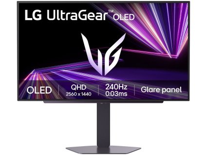 LG monitor 27GX704A-B  27" OLED/2560x1440/0,03ms/16:9/240Hz/ HDMI/ USB/G-SYNC/FreeSync/ VESA