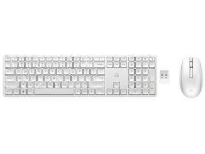 HP Bezdrátová klávesnice a myš 655 - bílá