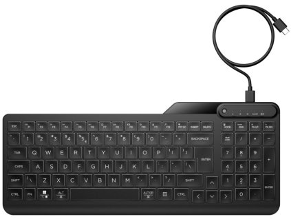 HP 405 Backlit Wired Keyboard