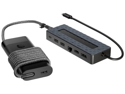 HP Universal USB-C Hub + Laptop Charger