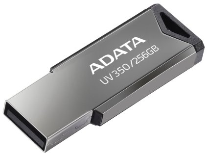 ADATA FlashDrive UV350 256GB / USB 3.2 Gen1 / stříbrná