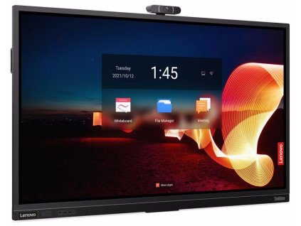 Lenovo ThinkVision T75 s kamerou/ 75" IPS/ 3840x2160/ 16:9/ 400cd/m2cmd/ 1200:1/ 8ms/ 5x HDMI/ DP/ USB/ 2x USB-C/ LAN