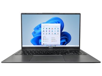 UMAX notebook VisionBook 15WT Plus/ 15,6" IPS/ 1920x1080/ N150/ 8GB/ 256GB SSD/ HDMI/ 2x USB 3.2/ W11 Pro/ šedý