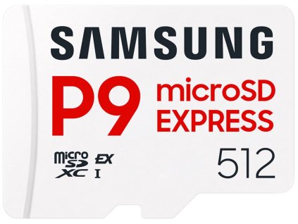SAMSUNG P9 Express microSDXC 512GB / CL10 UHS-I U3 / A1 / V30