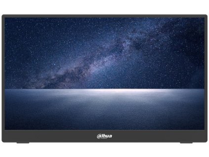 DAHUA 16" LED PM16-F201SDT/ IPS panel/ 1920x1080 (FHD)/ 1000:1/ 6ms/ 250 cd/m2/ HDMI/ 2xUSB-C/ VESA 75x75/ černý