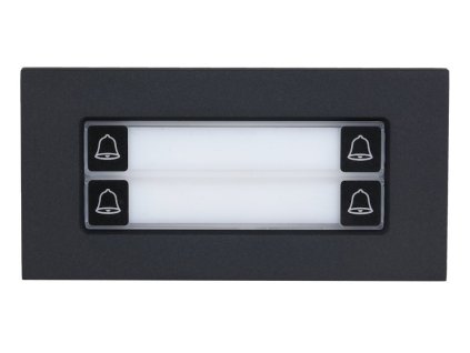 Dahua VTO4202 modulární dveřní stanice/ 4x tlačítko/ IP65+IK07/ černá barva