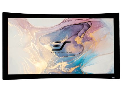 ELITE SCREENS plátno v pevném rámu prohnuté 150" (381cm)/ 16:9/ 186,8×332,1cm/ gain 1.1/ CineWhite/ rám 9cm
