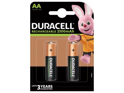 Duracell Rechargeable baterie 2500mAh 2 ks (AA)