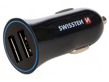 Swissten Cl Adaptér 2,4A Power 2X Usb + Kabel Usb-C