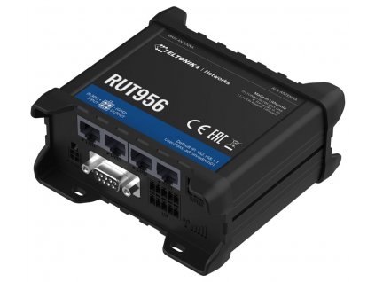 Teltonika LTE Wi-Fi Router RUT956, 2,4 GHz, 802.11b/g/n, 2/3/4G, LTE, GPS, 4x DI/DO