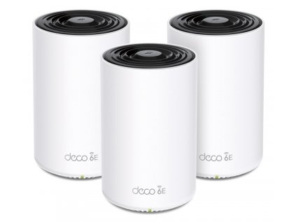 TP-Link Deco XE75 Pro(3-pack) - Triple Band Mesh systém AXE5400, Wi-Fi 6E, 1x 2,5Gbit WAN/LAN, 2x Gbit WAN/LAN
