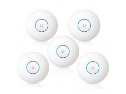 Ubiquiti UniFi AC PRO 5 - Wi-Fi 5 AP, 2.4/5GHz, až 1750 Mbps - sada 5ks (bez PoE injektorů)