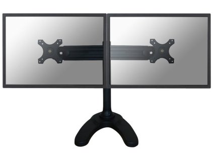 Neomounts FPMA-D700DD/Držák displeje/na stůl/19-30"/stojan+průchodka/VESA 100X100/nosn. 2x8kg/2 displeje/černý