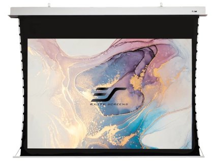 ELITE SCREENS plátno elektrické motorové stropní 84" (213,4cm)/ 16:9/ 104,6×185,9cm/ gain 1.1/ 20" drop