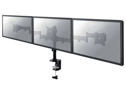 Neomounts Select NM-D135D3BLACK/Držák displeje/na stůl/10-27"/svorka+průchodka/VESA 100X100/nosn.3x 8kg/3 displeje/černý