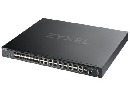 ZyXEL XS3800-28, 28-port 10GbE L2+ Managed Switch Nebula Flex Pro (dual AC,1 year NCC Pro pack license bundled)