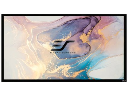 ELITE SCREENS plátno v pevném rámu CINEMA Scope 103" (261,6cm)/ 2,35:1 / 102,9×241,7cm/ gain 1.1/ rám černý 6cm