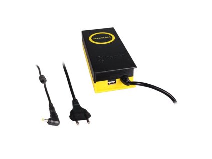 PATONA napájecí adaptér k ntb/ 19,5V/4,7A 90W/ konektor 4x1,7mm/ + výstup USB/ délka kabelu 2,4 m