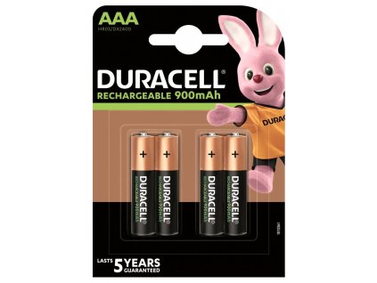Duracell Rechargeable nabíjecí baterie 900mAh 4 ks (AAA)