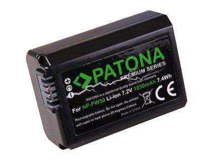 PATONA baterie pro foto Sony NP-FW50 1030mAh Li-Ion PREMIUM