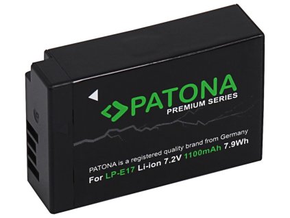 PATONA baterie pro foto Canon LP-E17 1100mAh Li-Ion Premium