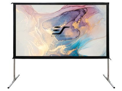 ELITE SCREENS plátno mobilní outdoor stativ 120" (304,8cm)/ 16:9/ 149,4×265,7cm/ hliníkový/ přední a zadní projekce