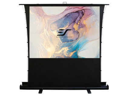 ELITE SCREENS plátno teleskopické od podlahy vzhůru 92" (233,7cm)/ 16:9/ 114,6×203,7cm/ gain 1.1/ case černý