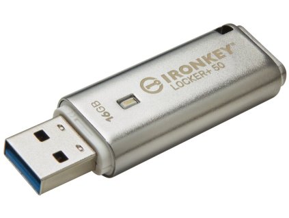 KINGSTON IronKey Locker+ 50  16GB / USB 3.2 / Šifrování XTS-AES