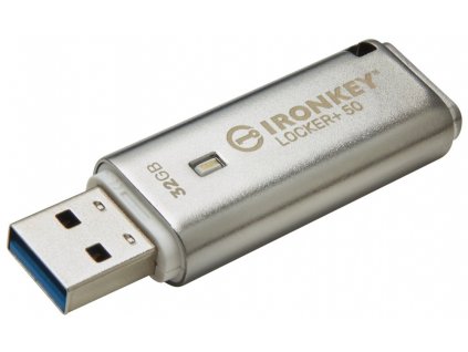 KINGSTON IronKey Locker+ 50  32GB / USB 3.2 / Šifrování XTS-AES