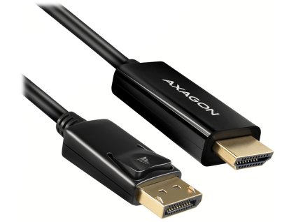AXAGON adaptér z DisplayPort na HDMI verze 1.4 / RVD-HI14C2 / 4k/30Hz / 1,8m