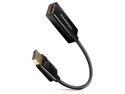 AXAGON adaptér z DisplayPort na HDMI verze 1.4 / RVD-HI14N / 4k/30Hz / 0,2m