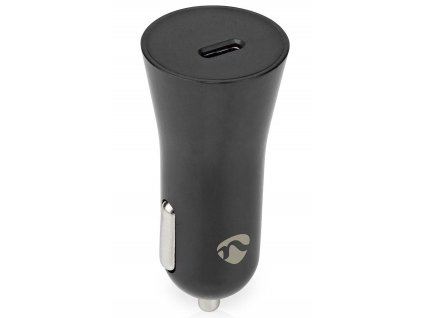 NEDIS nabíječka do auta/ 20 W/ 12 - 24 V DC/ 3.0 A/ USB-C/ automatická volba napětí/ černá
