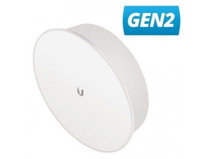 Ubiquiti PowerBeam 5AC Gen2 ISO - AP/client 5GHz, anténa 25dBi MIMO2x2, RADOM, airMAX AC, 1x Gbit RJ45, PoE 24V