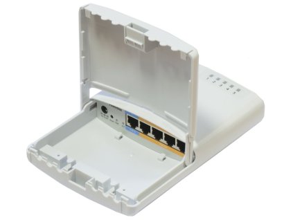 MikroTik RouterBOARD PowerBox 64 MB RAM, 650 MHz, 5x LAN, PoE in/out vč. L4