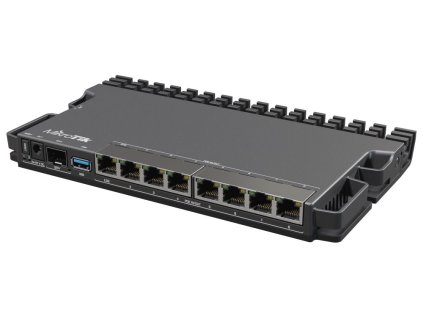 MikroTik RouterBOARD RB5009UPr+S+IN, 4x 1,4 GHz, 7x GbE PoE+, 1x 2,5 GbE PoE+, USB 3.0, SFP+, L5