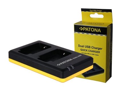 PATONA nabíječka Foto Dual Quick Nikon EN-EL3E USB