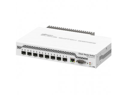 MikroTik Cloud Router Switch CRS309, 8x SFP+, 1x GbE, pasivní chlazení, SwOS, ROS