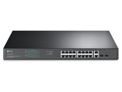 TP-Link TL-SG1218MPE/ Easy Smart Switch 16x 10/100/1000Mbps + 2x SFP/RJ-45 combo/ IGMP, QoS, VLAN/ rack