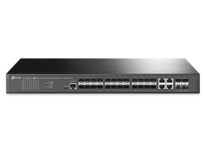 TP-Link TL-SG3428XF JetStream 24-Port SFP L2+ Managed Switch, 20x SFP + 4x SFP/GLAN Combo, 4x 10Gbit SFP+